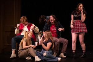 Sam Everett, Calista Giroux, Ainsley Novin, Victor Roldan and Audra James Photo