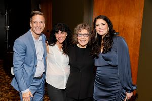From left, producer Bill Damaschke, director Leigh Silverman, actor Lily Tomlin and cast member Cecily Strong @ BroadwayWorld From left, producer Bill Damaschke, director Leigh Silverman, actor Lily Tomlin and c Photo