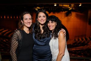 From left, Center Theatre Group Managing Director/CEO Meghan Pressman, cast member Ce Photo