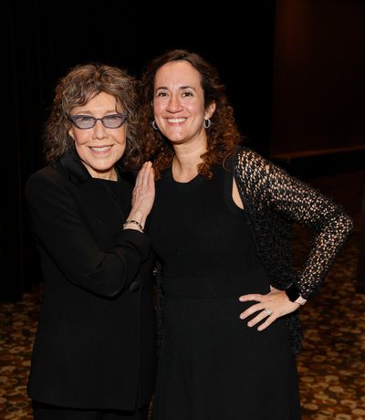 From left, actor Lily Tomlin and Center Theatre Group Managing Director/CEO Meghan Pr Photo