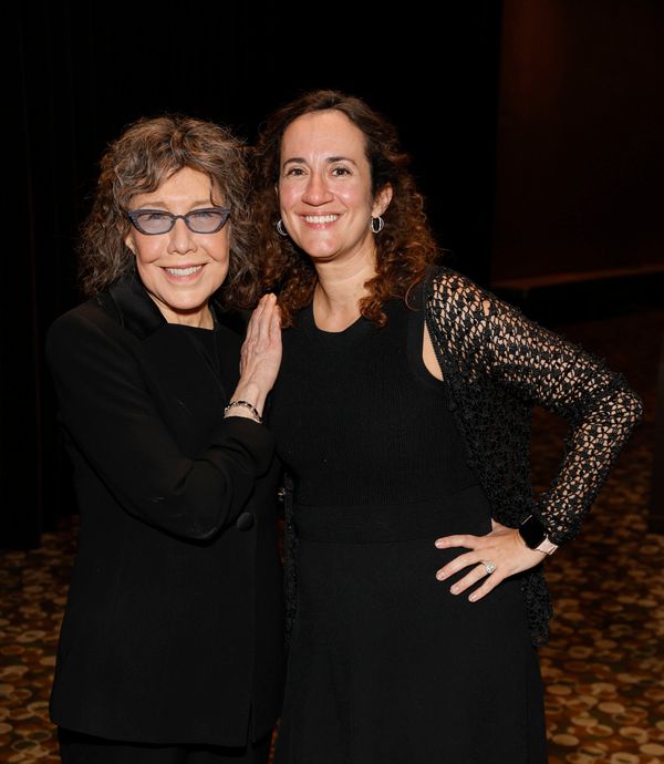 From left, actor Lily Tomlin and Center Theatre Group Managing Director/CEO Meghan Pr Photo