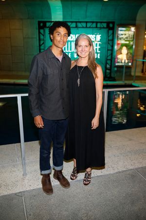 From left, Miles Wilson and co-scenic designer Christine Jones @ BroadwayWorld From left, Miles Wilson and co-scenic designer Christine Jones Photo