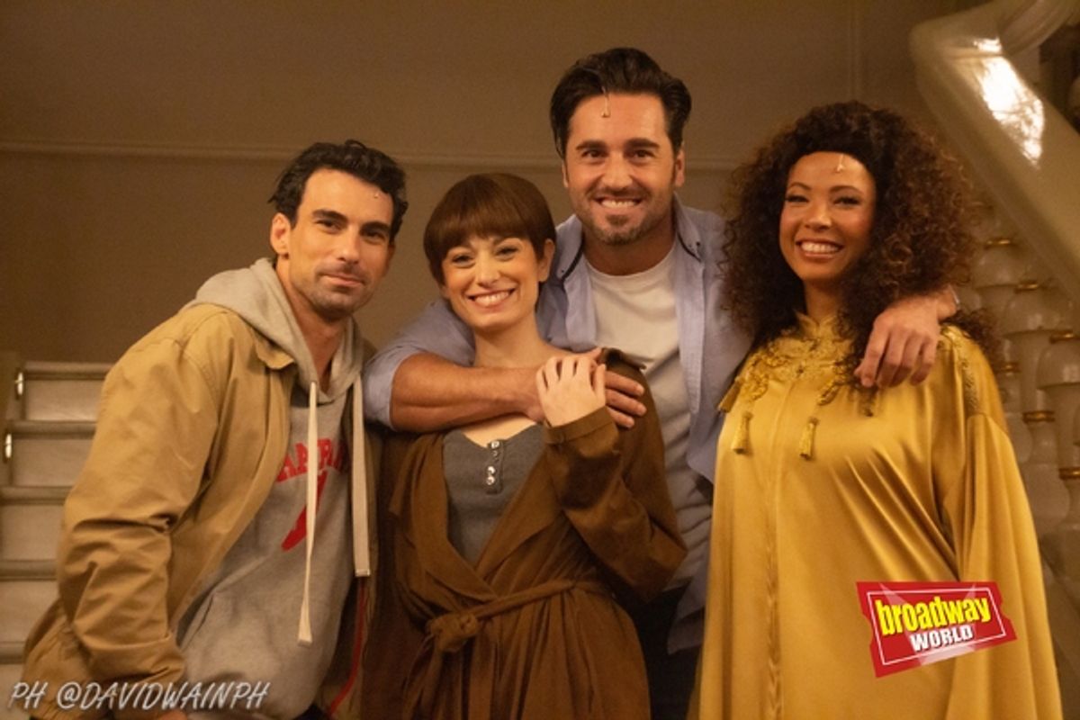 Christian Sánchez, Ana Dachs, David Bustamante y Ela Ruiz. at 