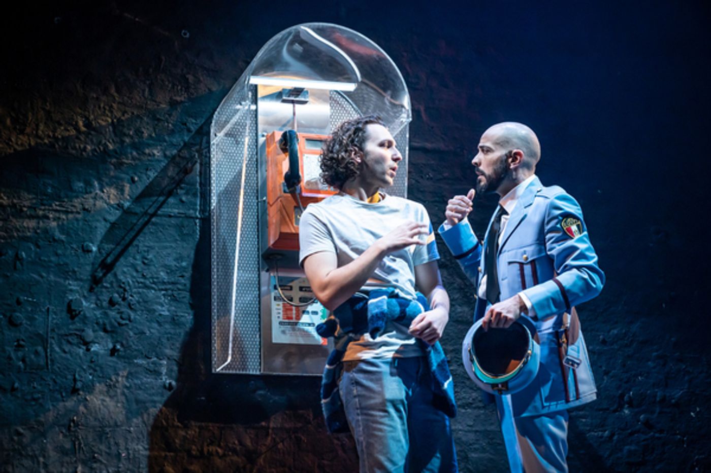 Photos: First Look at Alon Moni Aboutboul, Miri Mesika & More in THE BAND'S VISIT at the Donmar Warehouse Photos: First Look at Alon Moni Aboutboul, Miri Mesika & More in THE BAND'S VISIT at the Donmar Warehouse Image
