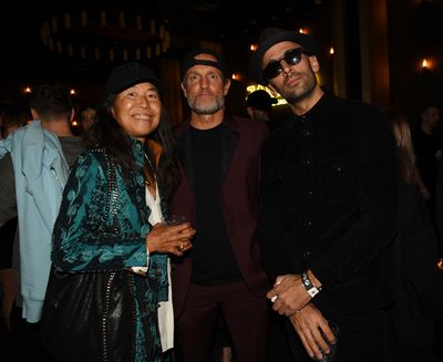 Laura Louie, Woody Harrelson, and David Blaine Photo