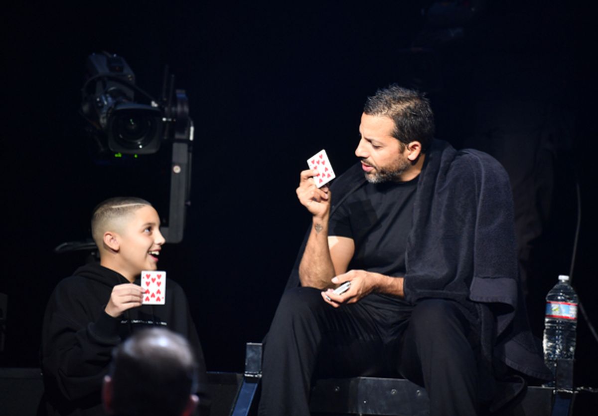 David Blaine and Audience Participant at 