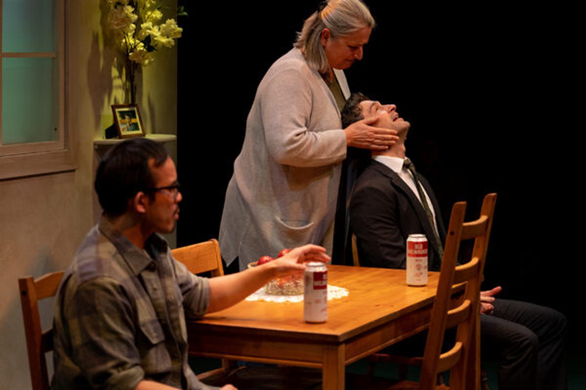 Chris Lam, Charlie Gallant, Beatrice Zeilinger at 