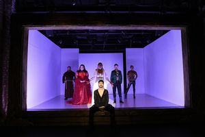 Alex Benito Rodriguez with (back, l to r) Christopher Meister, Neala Barron, Jenece Upton, Andrew Cutler and Yuchi Chiu @ BroadwayWorld Alex Benito Rodriguez with (back, l to r) Christopher Meister, Neala Barron, Jenece U Photo