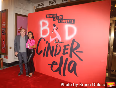 Andrew Lloyd Webber and Linedy Genao Photo