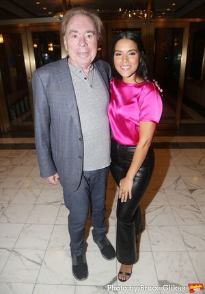 Andrew Lloyd Webber and Linedy Genao @ BroadwayWorld Andrew Lloyd Webber and Linedy Genao Photo