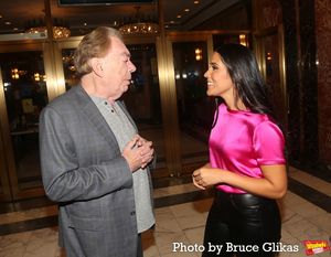 Andrew Lloyd Webber and Linedy Genao @ BroadwayWorld Andrew Lloyd Webber and Linedy Genao Photo