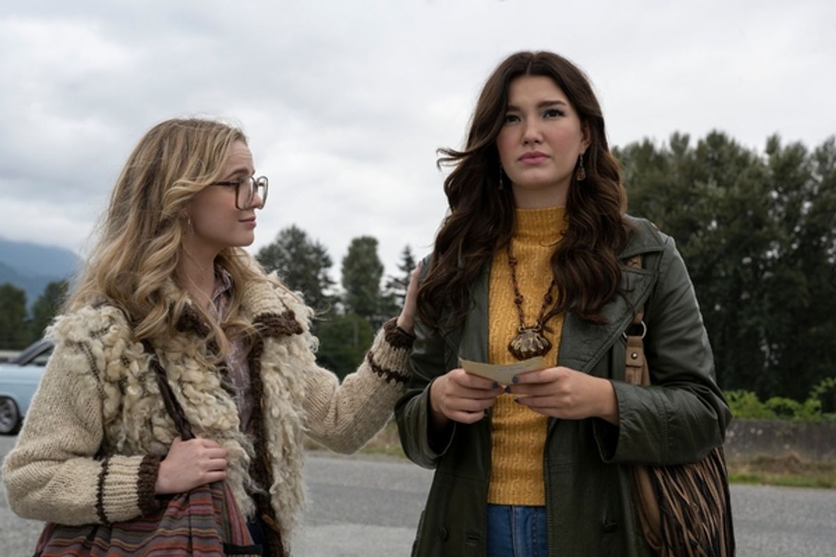 Roan Curtis as Young Kate, Ali Skovbye as Young Tully at Photos: Netflix Shares First Look FIREFLY LANE Final Season