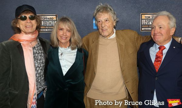 Mick Jagger, Sabrina Guinness, Tom Stoppard and Lorne Michaels Photo