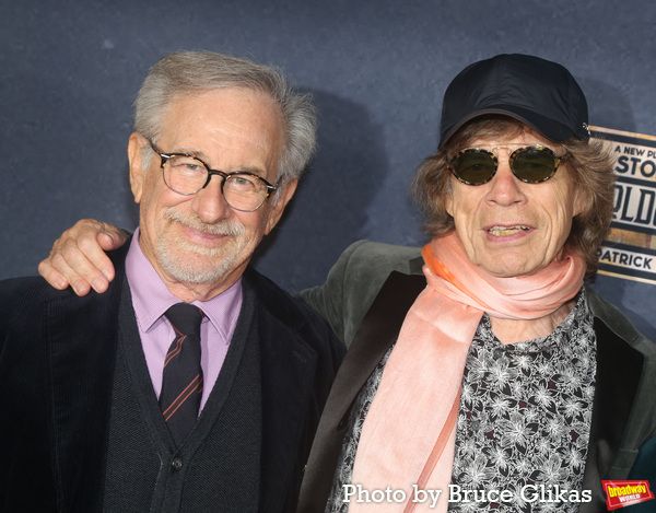 Steven Spielberg and Mick Jagger Photo