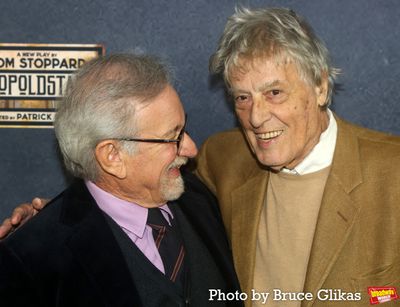 Steven Spielberg and Tom Stoppard Photo