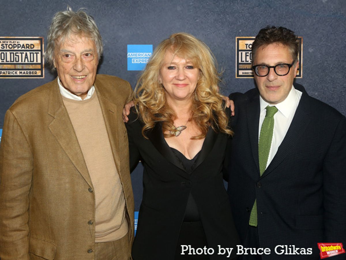 Tom Stoppard, Sonia Friedman and Patrick Marber at 