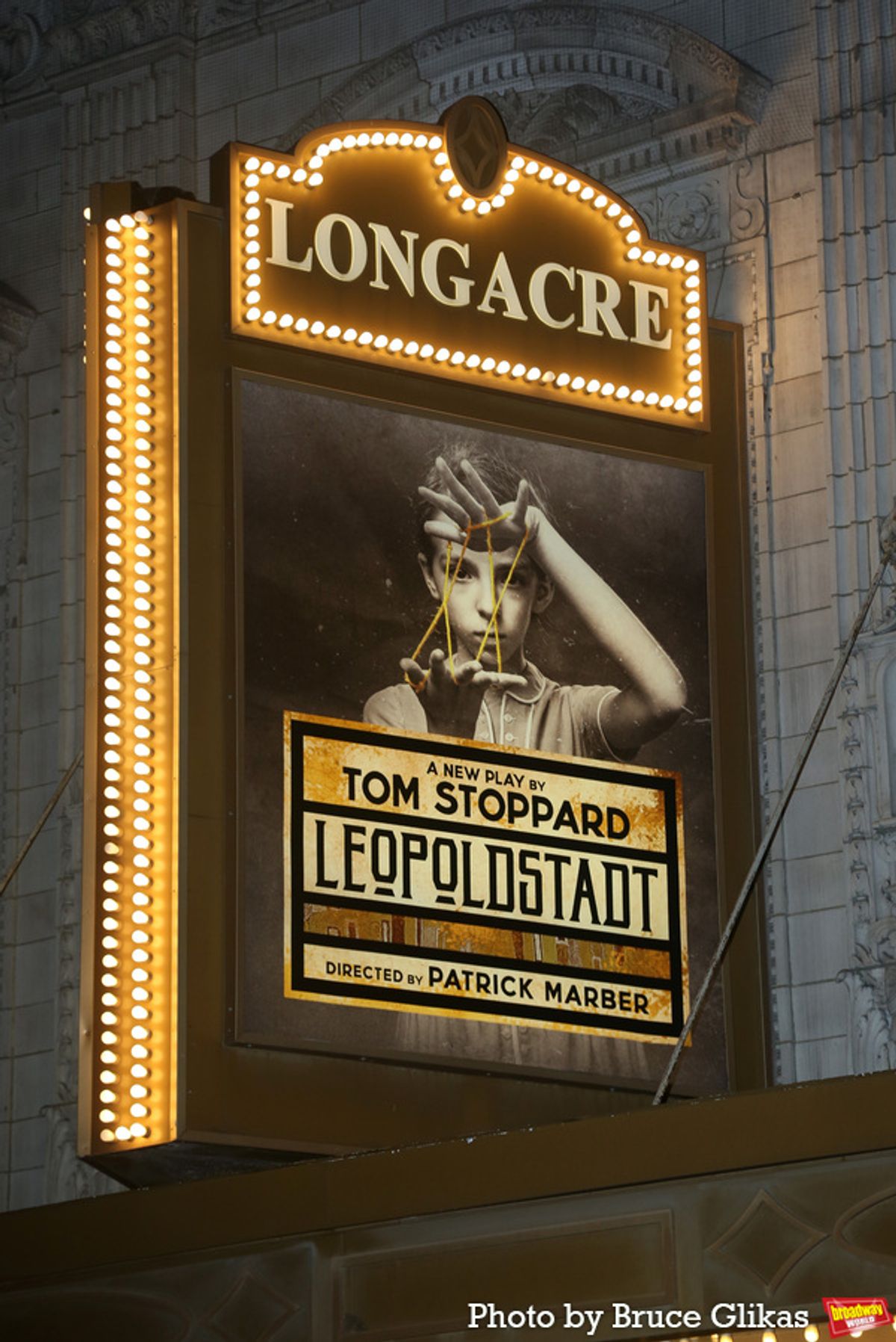 Signage at The Longacre at Photos: On the Red Carpet for Opening Night of LEOPOLDSTADT