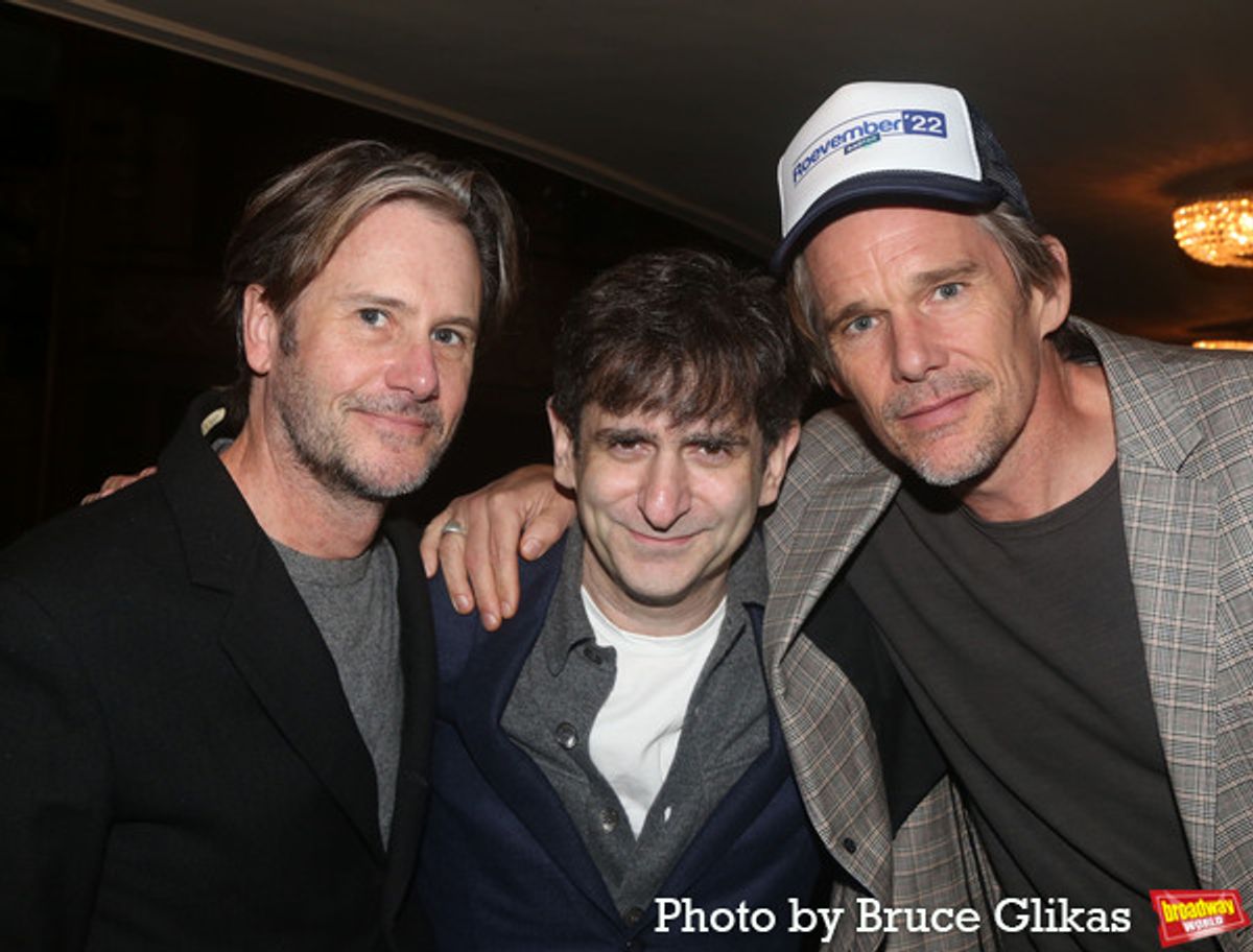 Josh Hamilton, Jonathan Marc Sherman and Ethan Hawke at 