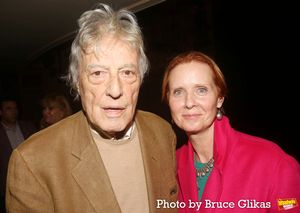 Tom Stoppard and Cynthia Nixon @ BroadwayWorld Tom Stoppard and Cynthia Nixon Photo