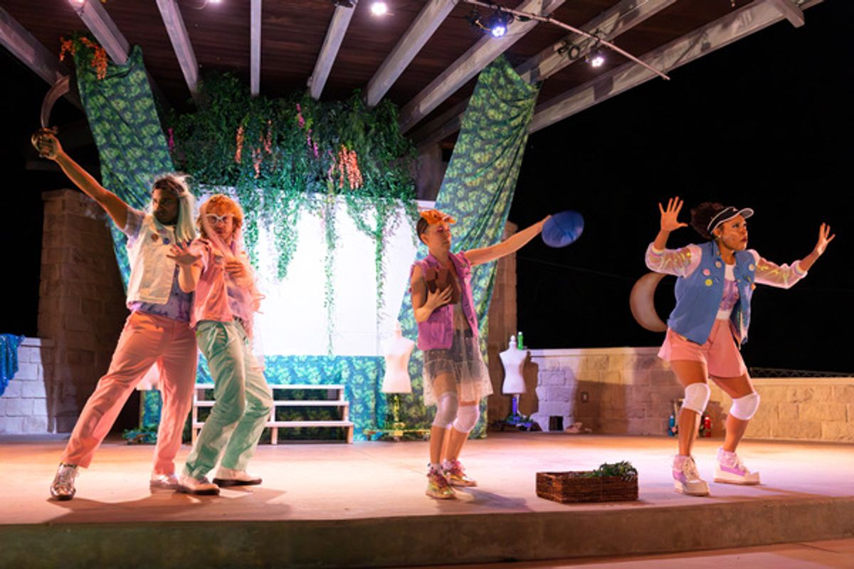 The cast of a Midsummer Night's Dream at Photos & Video: First Look at A MIDSUMMER NIGHT'S DREAM at Penfold Theatre Company