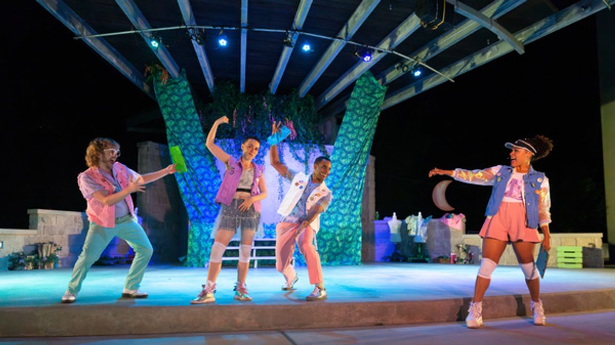 The cast of a Midsummer Night's Dream at Photos & Video: First Look at A MIDSUMMER NIGHT'S DREAM at Penfold Theatre Company