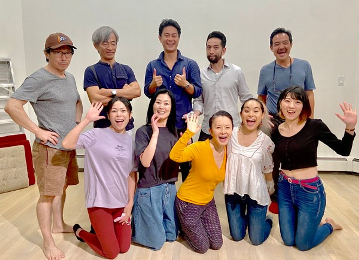 The cast at 
