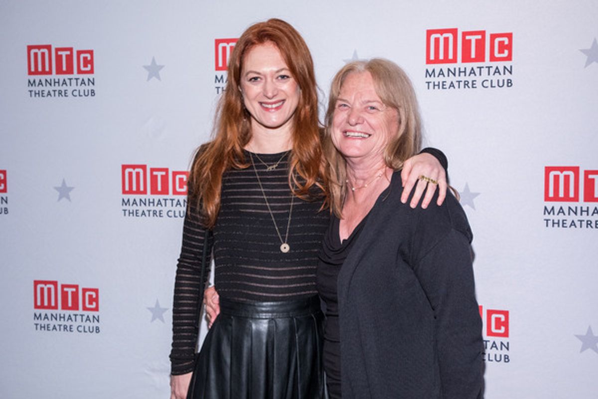 Marin Ireland and mother at 