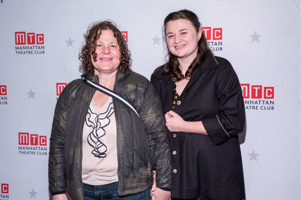 Lucy Thurber and guest at 