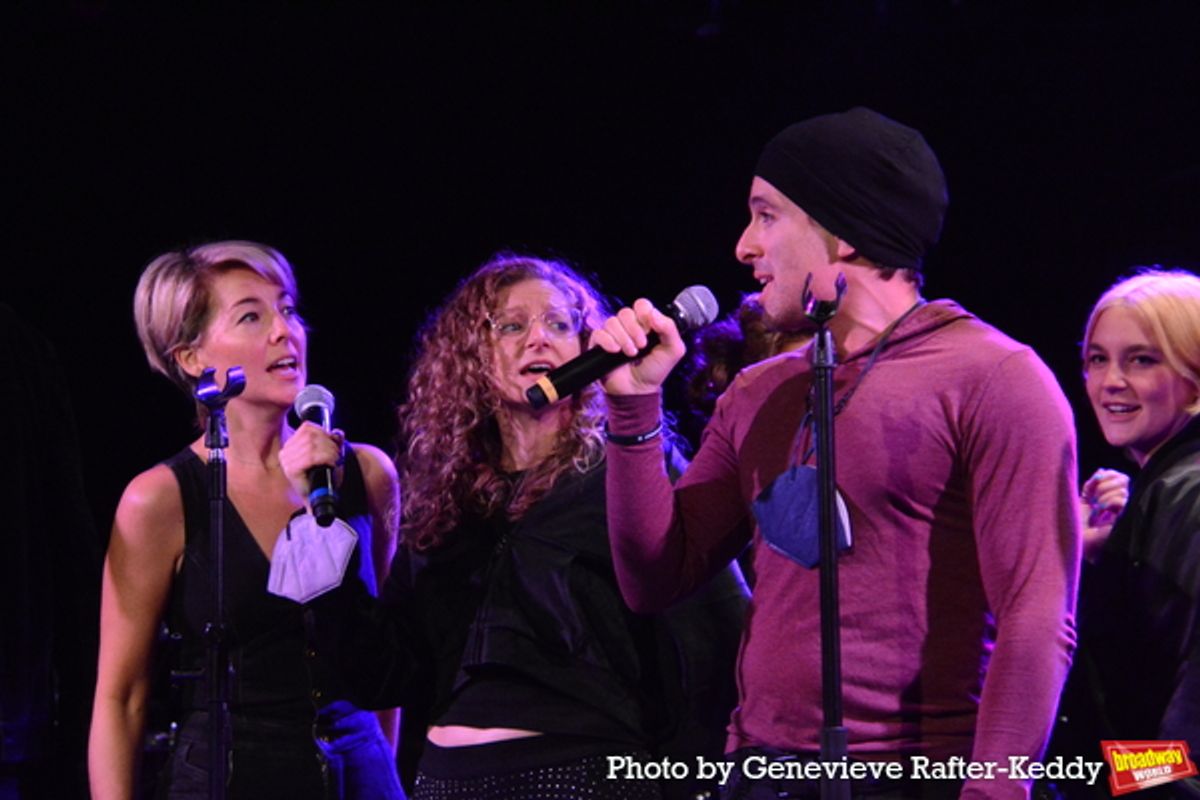 Morgan James, Lauren Molina and Jarrod Spector at 