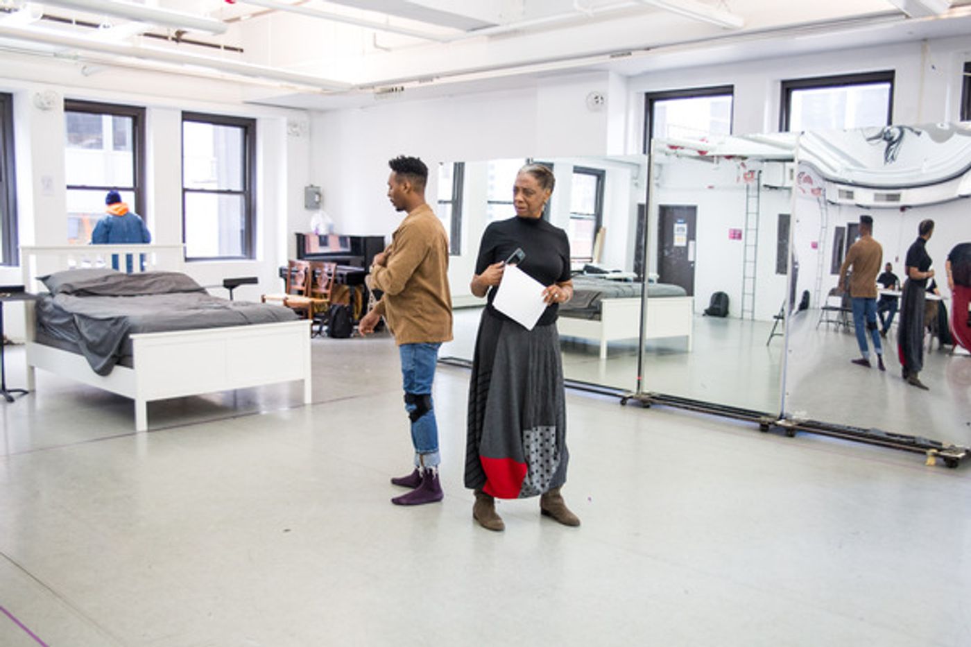 Photos: Go Inside Rehearsals for THE BANDAGED PLACE World Premiere at Roundabout Theatre Company  Image