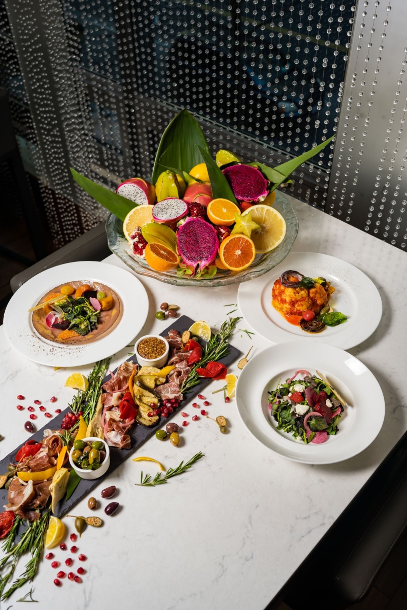 Review: Atrio Wine Bar & Restaurant: A swanky mix of American and Mediterranean cuisine served in the Conrad New York Downtown Review: Atrio Wine Bar & Restaurant: A swanky mix of American and Mediterranean cuisine served in the Conrad New York Downtown Image