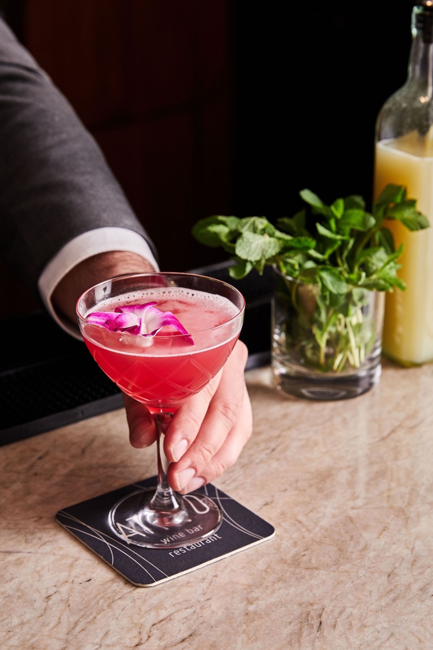 Review: Atrio Wine Bar & Restaurant: A swanky mix of American and Mediterranean cuisine served in the Conrad New York Downtown Review: Atrio Wine Bar & Restaurant: A swanky mix of American and Mediterranean cuisine served in the Conrad New York Downtown Image