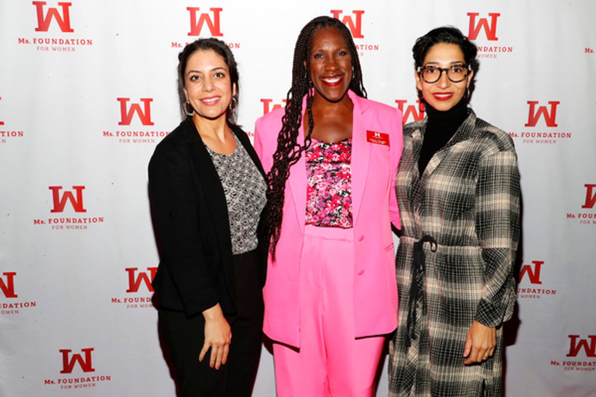 Mona Saghri, Teresa Younger, and Hedieh Fakhriyazdi at 