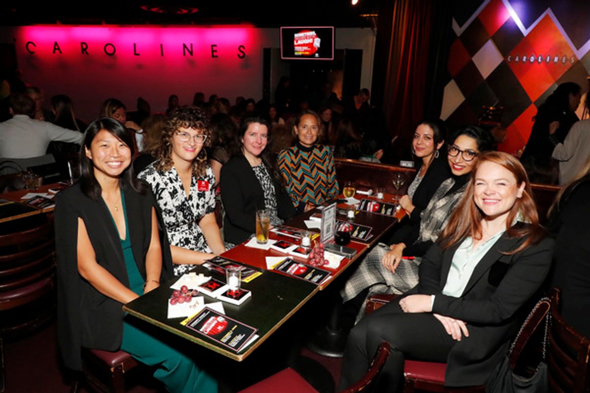 Guests attend Ms. Foundation For Women's 25th Comedy Night At Carolines on Broadway at Photos: Illana Glazer, Dulcé Sloan, Yamaneika Saunders, Zarna Garg, and More Attend Ms. Foundation Comedy Night at Carolines