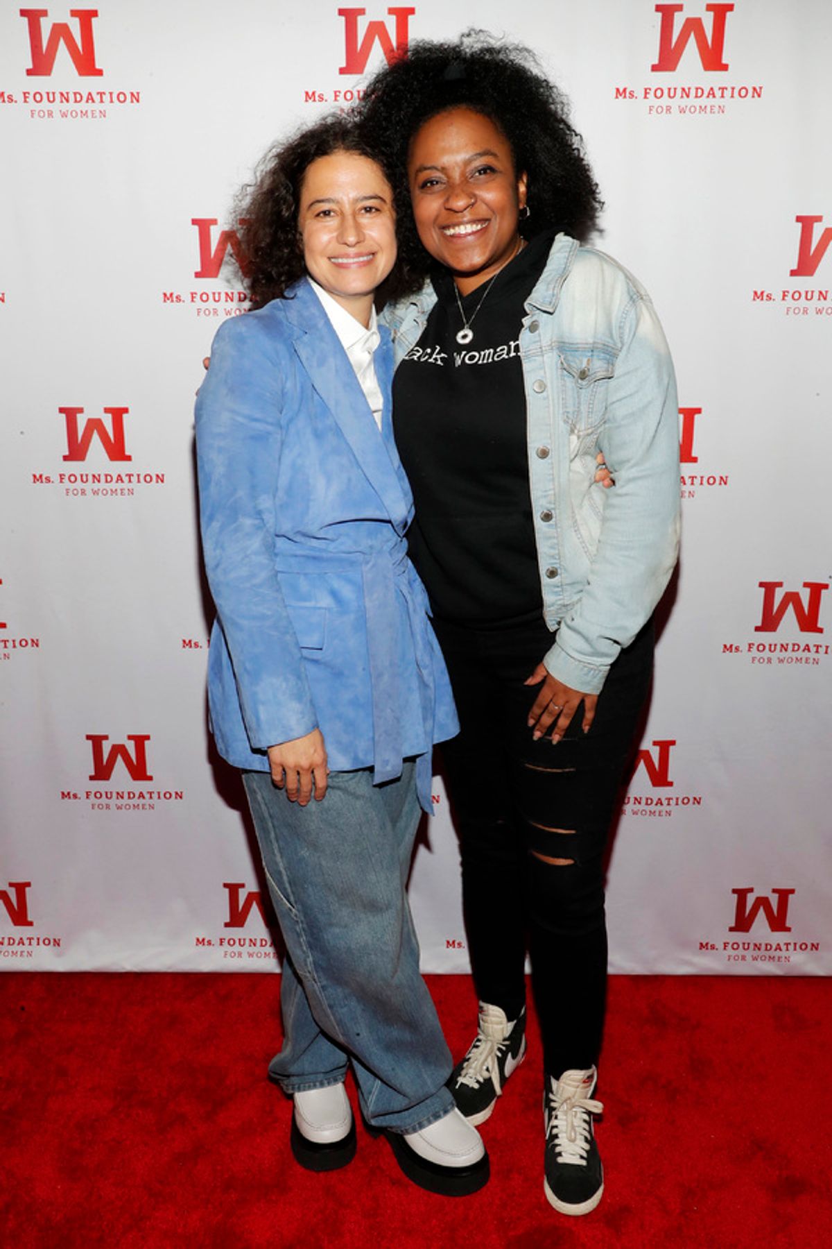 Ilana Glazer and Chanel Ali at Photos: Illana Glazer, Dulcé Sloan, Yamaneika Saunders, Zarna Garg, and More Attend Ms. Foundation Comedy Night at Carolines