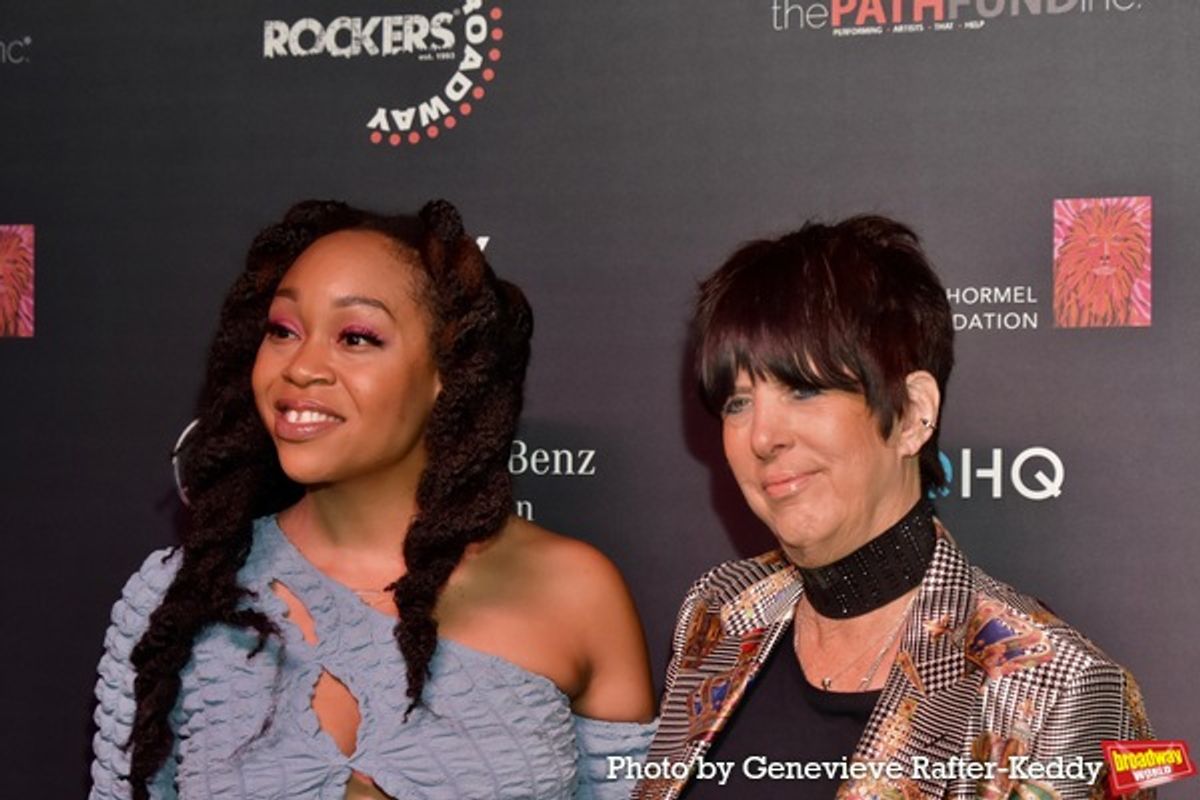 Tamika Lawrence and Diane Warren at 