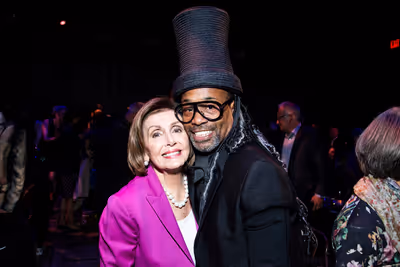 Nancy Pelosi and Billy Porter Photo
