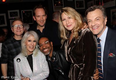 Cameron Row, Stephen Carlile, Luba Mason, Jim Caruso, Jamie deRoy, E. Clayton Corneli Photo