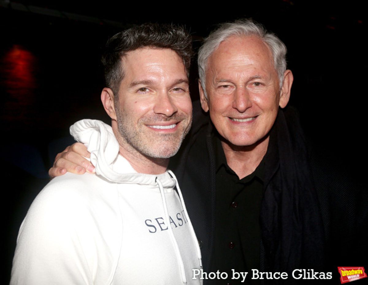 Director/Co-Author Tye Blue and Victor Garber  at 