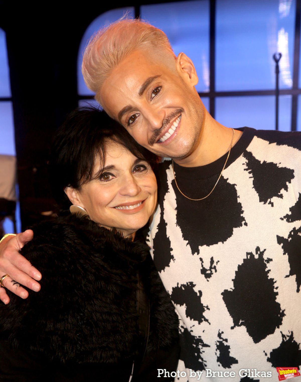Joan Grande and son Frankie Grande at 