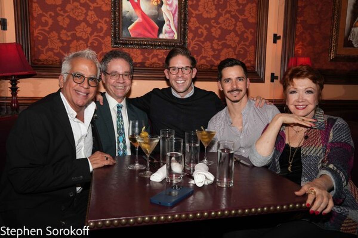 Richard Jay-Alesander, Mark Sendroff, Frank DiLella, Donna McKechnie at 