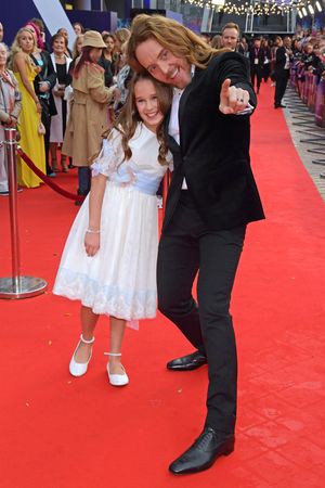 Alisha Weir and Tim Minchin @ BroadwayWorld Alisha Weir and Tim Minchin Photo