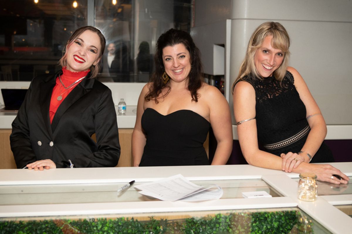 Meg Palmer, Regina Gibson, Susan Goodwillie at 