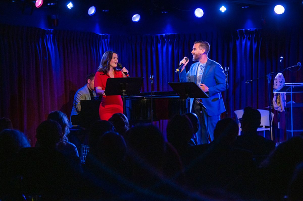 Rose Hemenway and John McGrew at Photos: Go Inside Houses on the Moon's AMPLIFY 2022 Gala