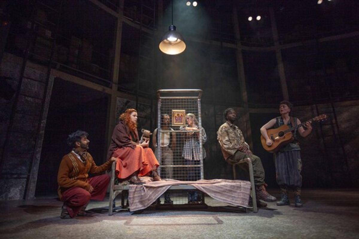 The company at Photos: First Look at Carrie Hope Fletcher, Jonathan Slinger & More in THE CAUCASIAN CHALK CIRCLE