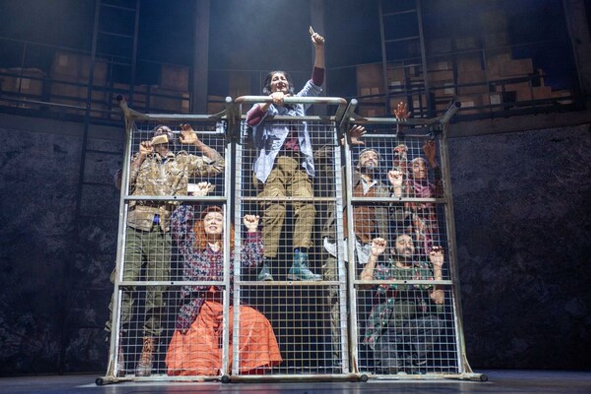 The company at Photos: First Look at Carrie Hope Fletcher, Jonathan Slinger & More in THE CAUCASIAN CHALK CIRCLE