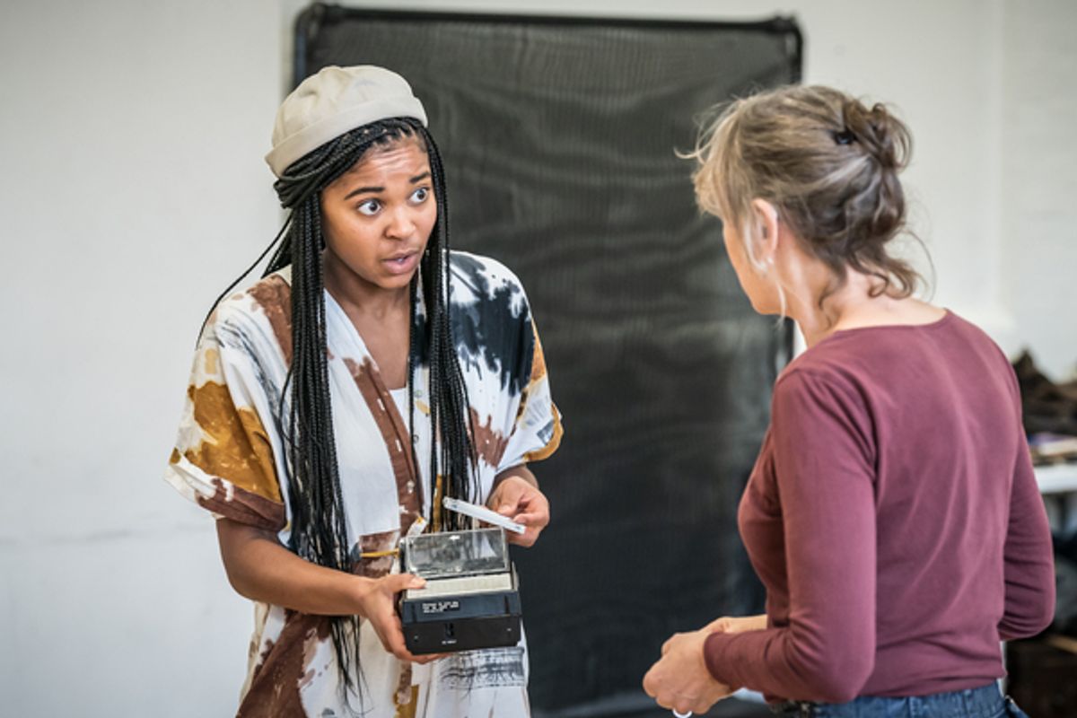 Isabela Domakoh Young, Niamh Cusack at 