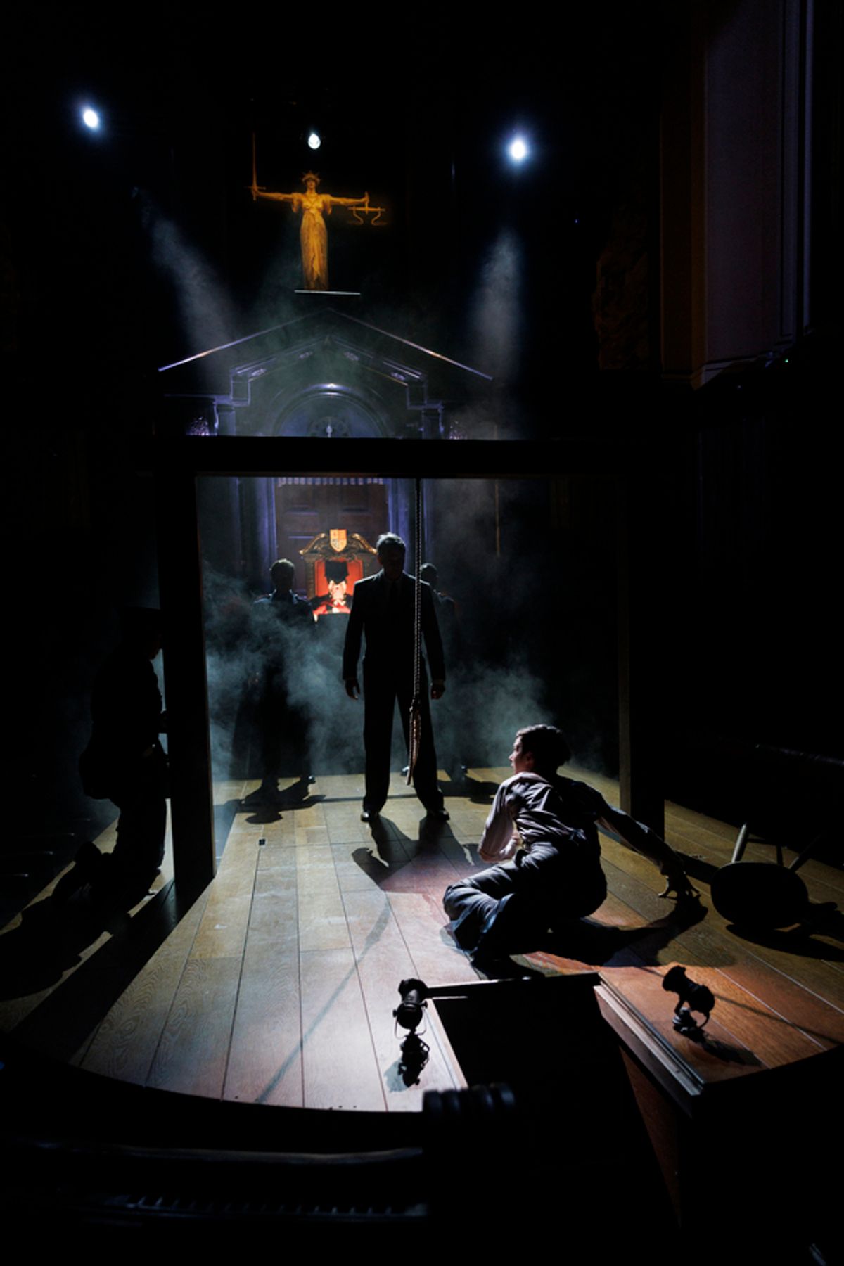 The Cast of WITNESS FOR THE PROSECUTION at Photos: See New Production Shots From WITNESS FOR THE PROSECUTION At County Hall