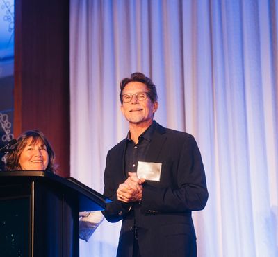 Celebrity Chefs Gale Gand and Rick Bayless Photo