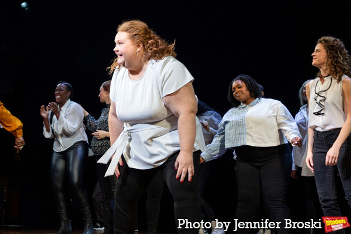 Shauna Hamic and the cast of 1776 at 